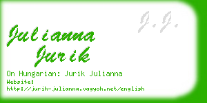 julianna jurik business card